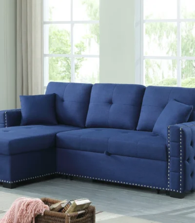 Stylish 2-Piece Upholstered Sectional Sofa Set