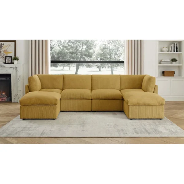 Annai Wide Reversible Modular Corner Sectional: The Ultimate Comfort Hub