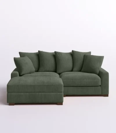 Arzelia 3-Piece Corduroy Sectional Comfortable and Stylish Seating for Your Home