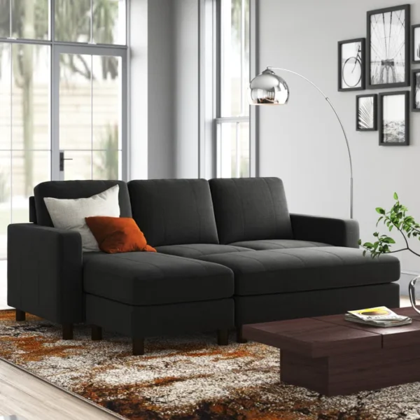 Barlett 3-Seater Upholstered Sectional: Versatile Comfort for Your Home