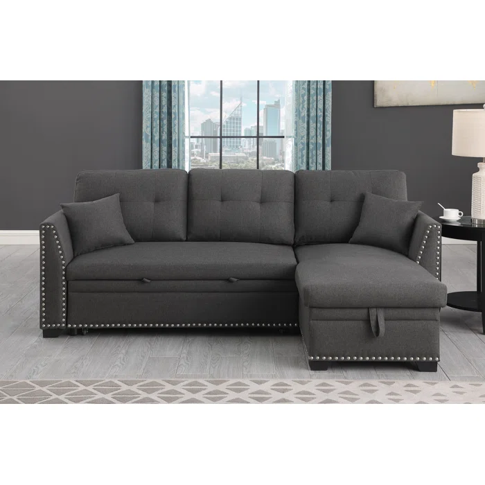 Condrey Wide Reversible Sleeper Sofa & Chaise with Storage