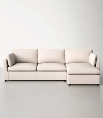 Dannie 3-Seater Upholstered Sectional: Modern Comfort for Any Space