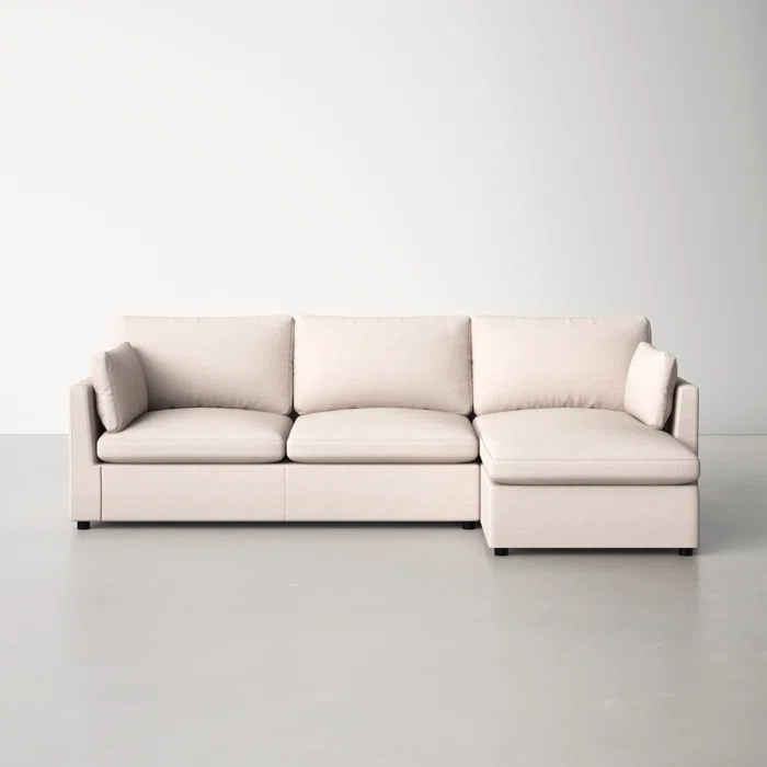 Dannie 3-Seater Upholstered Sectional: Modern Comfort for Any Space