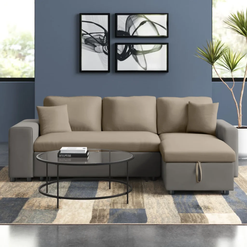 Dovie Reversible Sleeper Sectional Modern Comfort and Functionality