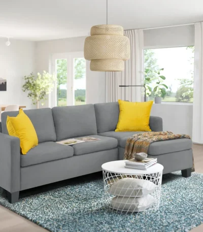 Girardi 2-Piece Upholstered Sectional Cozy Comfort with Space-Saving Design