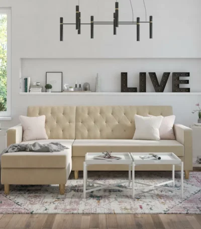 Liberty Reversible Chaise Sectional with Storage: Compact, Stylish, and Functional