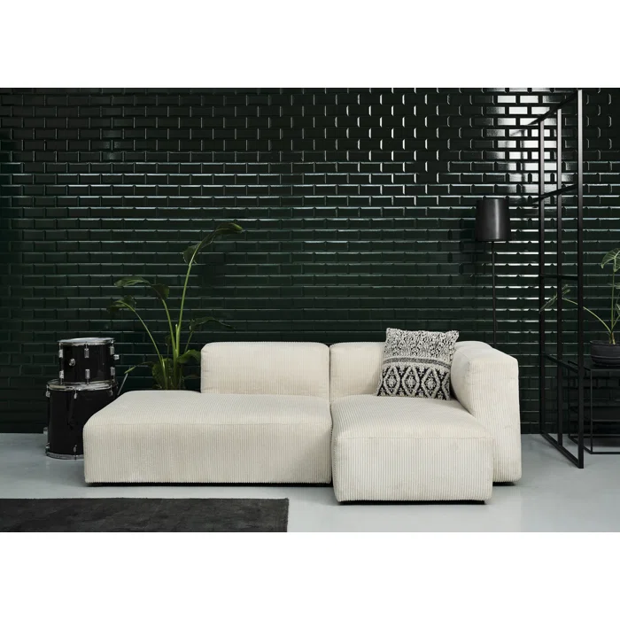 Winnie Modular Corduroy Sectional Danish Design Meets Comfort and Versatility